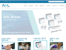Tablet Screenshot of ahl.uk.com